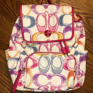 Coach mini backpack